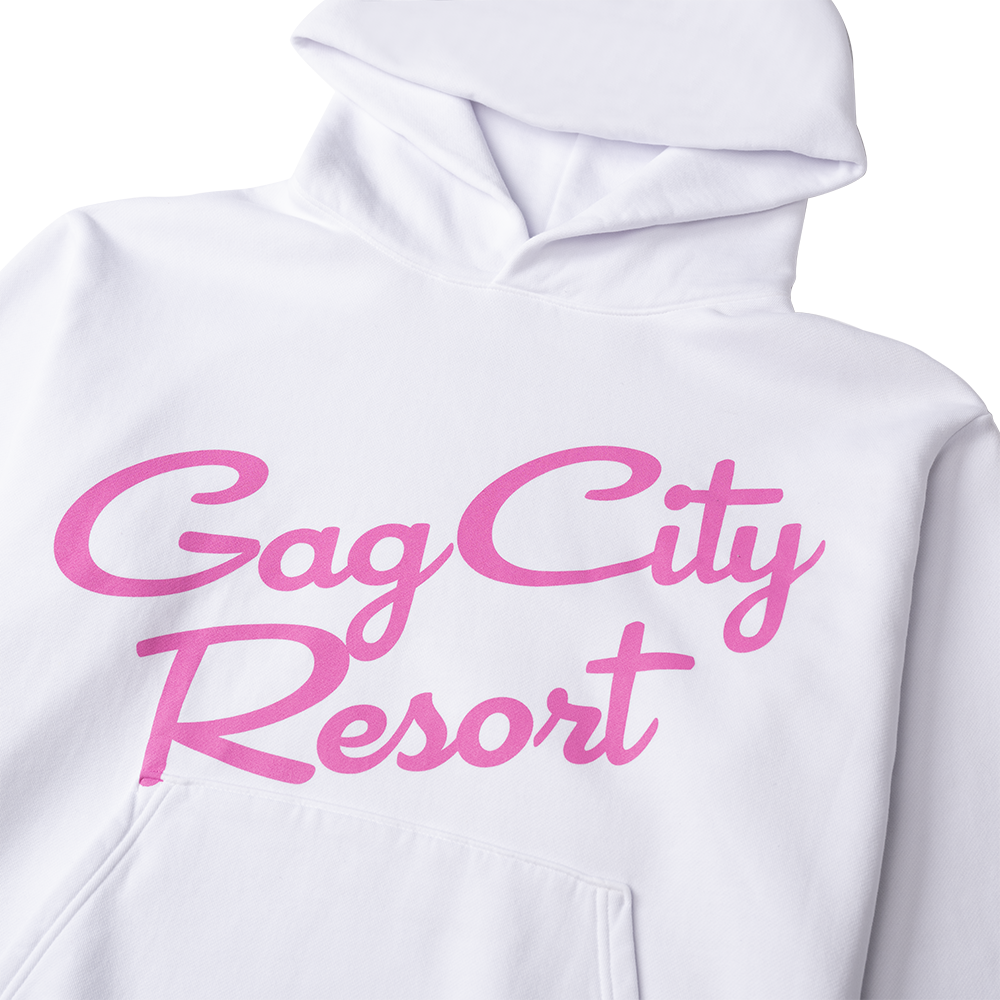 GAG CITY RESORT HOODIE DETAIL