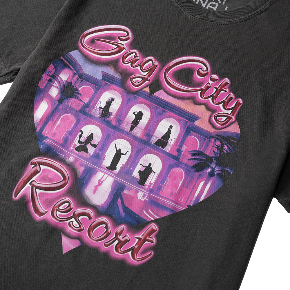 GAG CITY RESORT TEE DETAIL