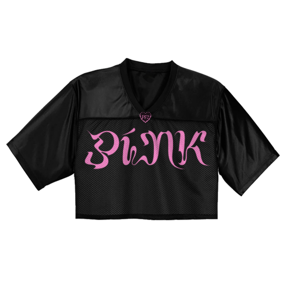 MINAJ CROPPED FOOTBALL JERSEY FRONT