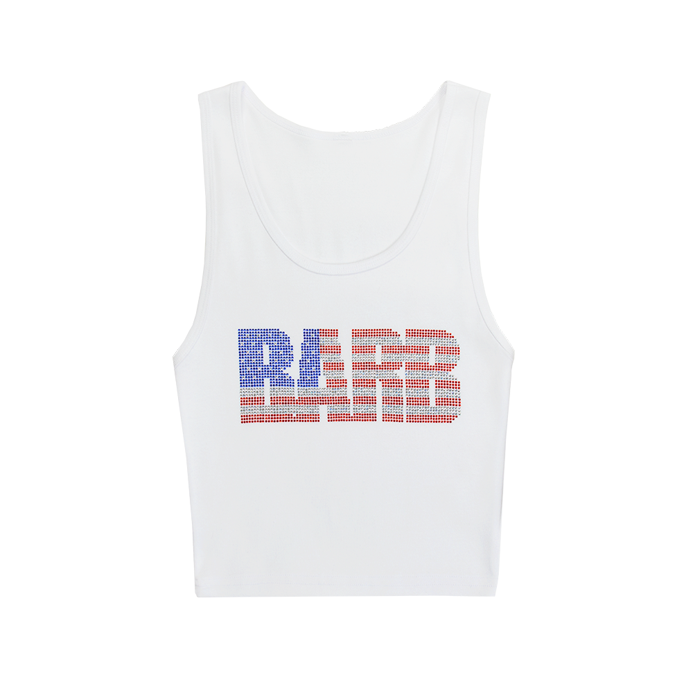 BARB RHINESTONE TANK TOP