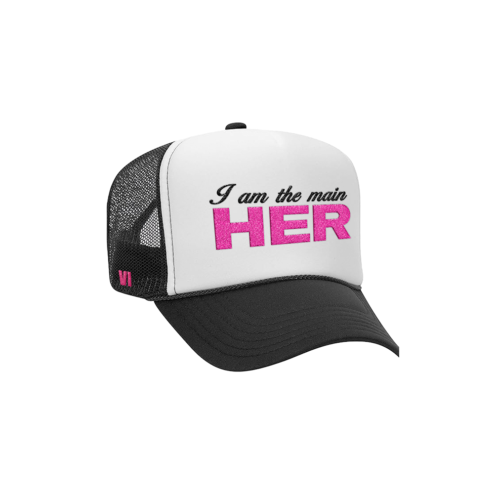 CAN YOU BLAME HER TRUCKER HAT SIDE