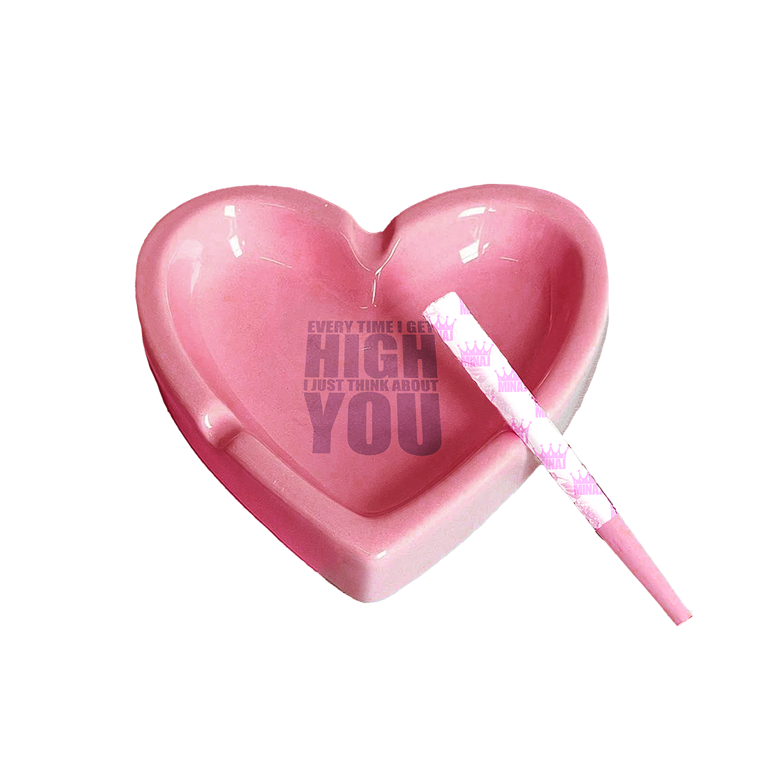 スモーキーカットハート♡♡台座セット Heart Ashtray - NICKI MINAJ STORE