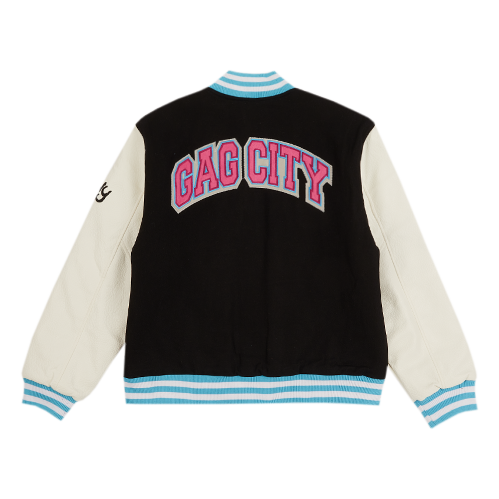 GAG CITY VARSITY JACKET LEG 2 BACK
