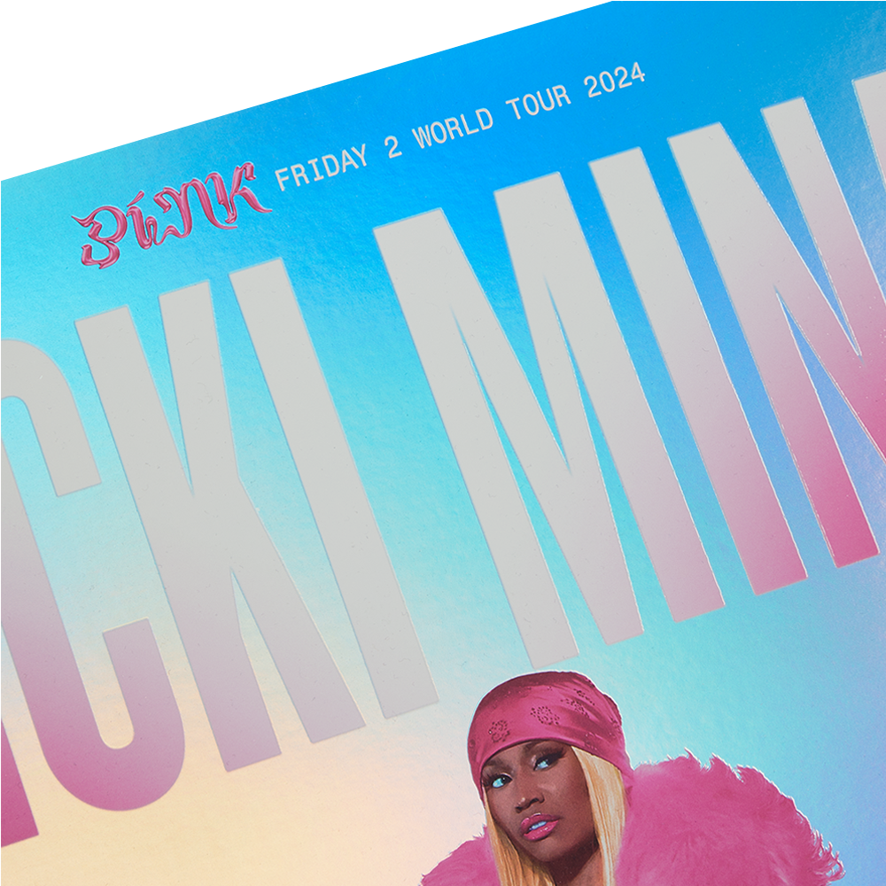 PINK FRIDAY 2 WORLD TOUR PRINT Front Detail