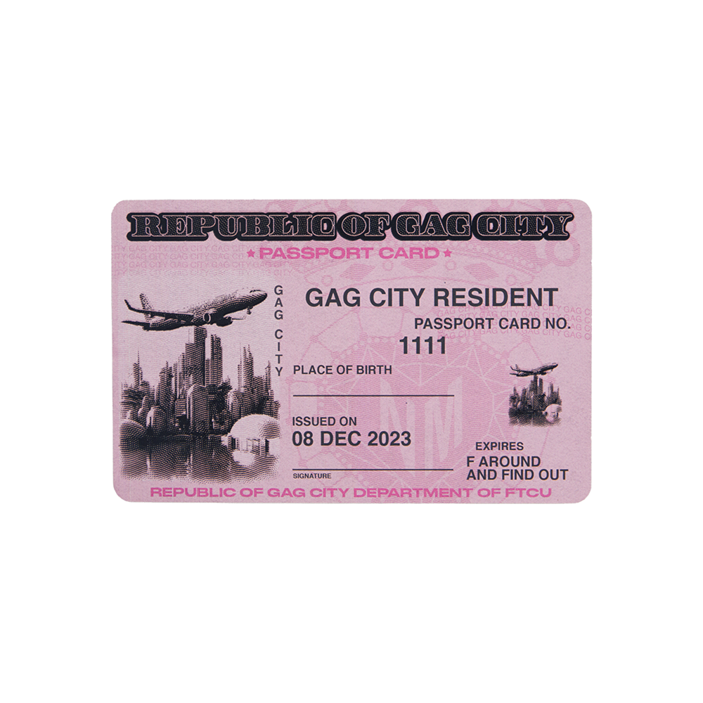 PASSPORT CARD Front