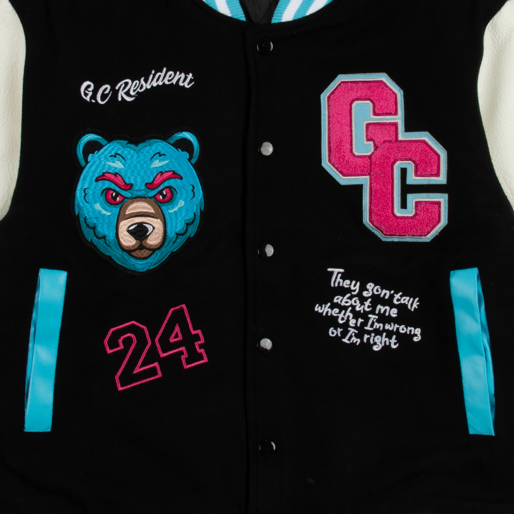 GAG CITY VARSITY JACKET LEG 2 DETAIL 2