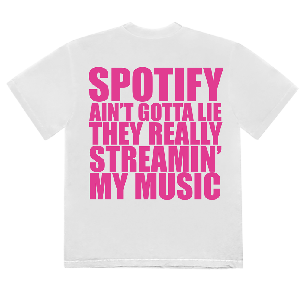 Spotify Ain't Gotta Lie Wrapped Exclusive Tee Back