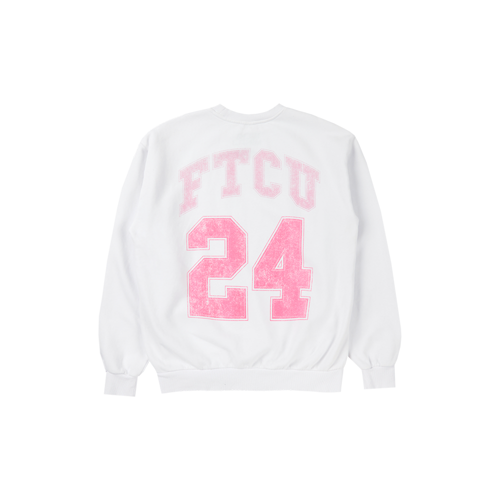 GAG CITY WHITE CREWNECK Back